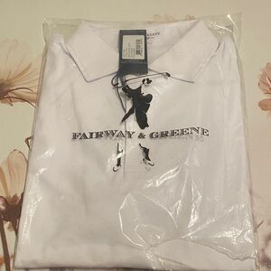 Fairway & Greene White Polo Shirt